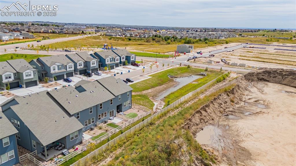 Image 32 of 35: Aerial view of residential area