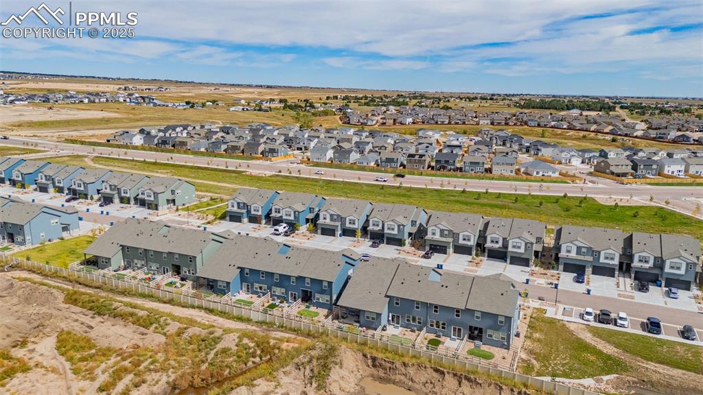 Image 33 of 35: Aerial view of residential area