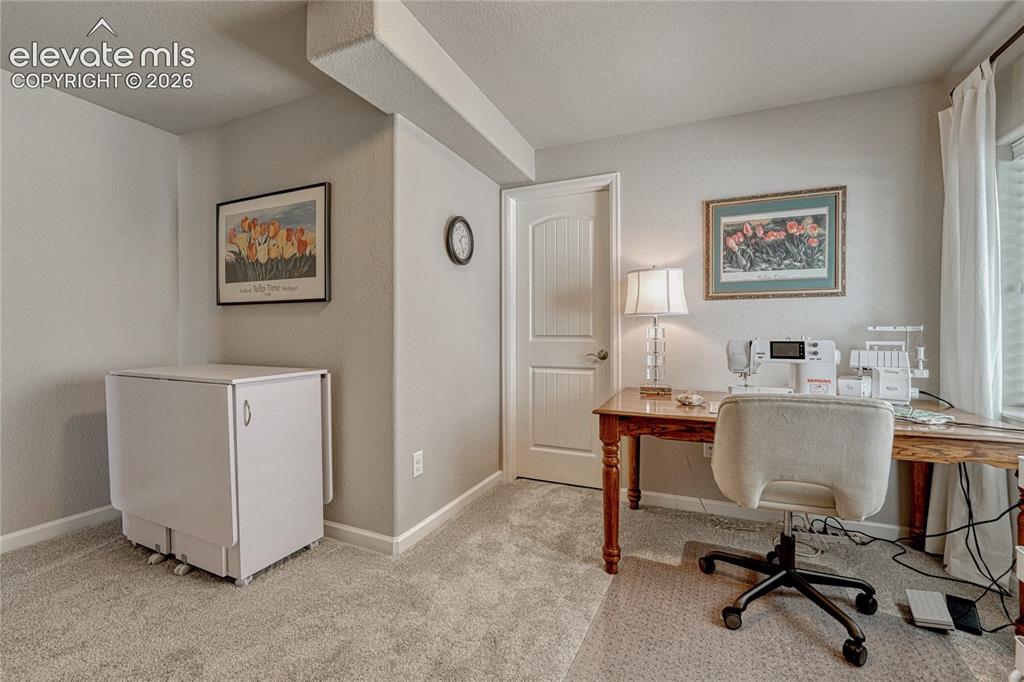 Image 32 of 47: This adaptable basement room works beautifully as a guest suite, studio, or