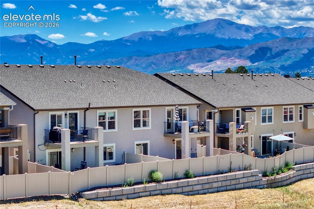 Image 41 of 47: Enjoy stunning Pikes Peak and mountain views from this peaceful patio home
