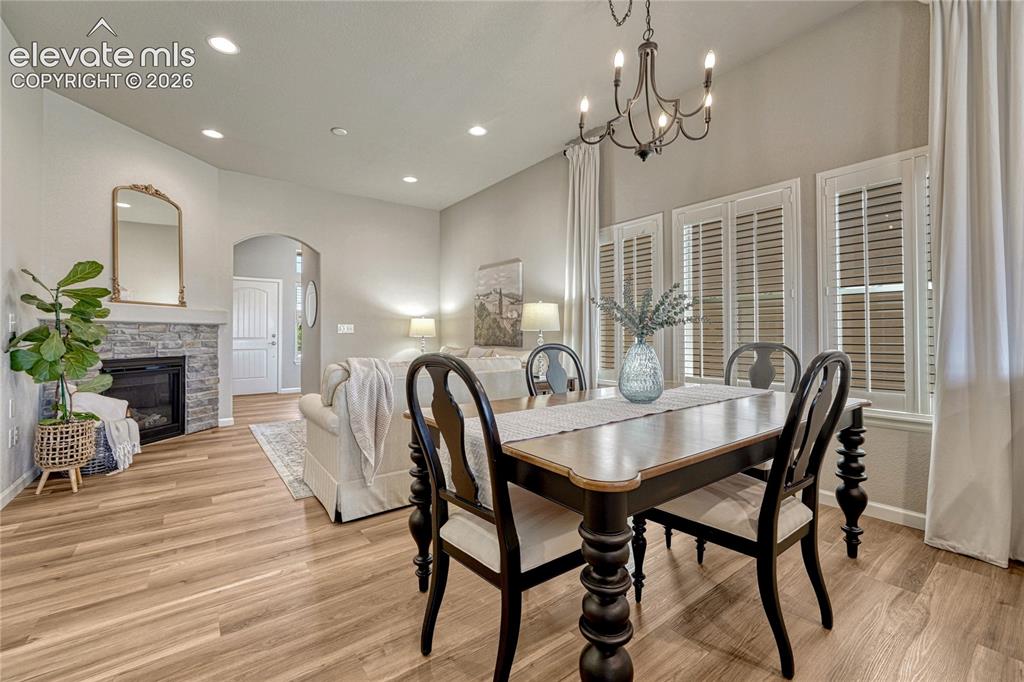 Image 7 of 47: Enjoy effortless entertaining in this connected living and dining space hig