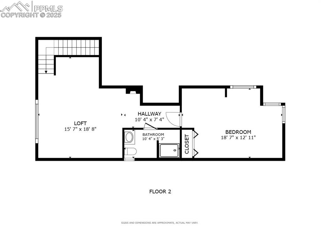 Image 35 of 36: Floor plan - upper level