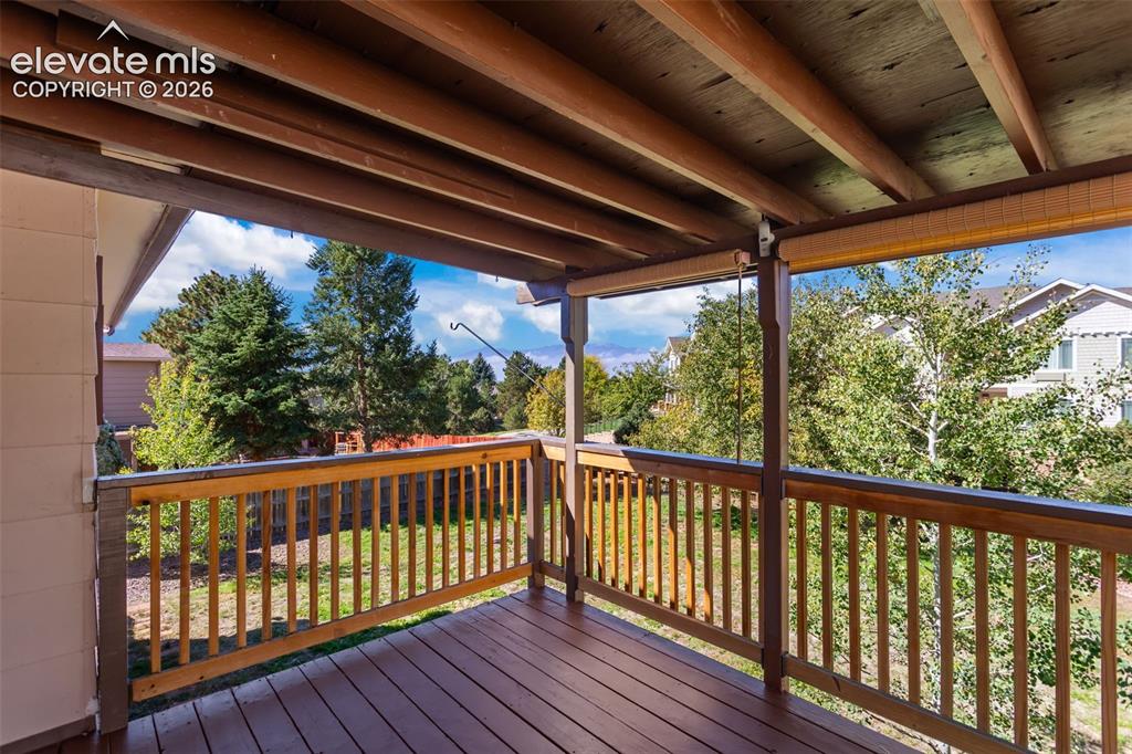 Image 17 of 22: Beautiful covered deck