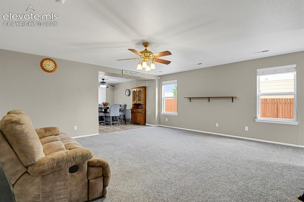 Image 8 of 31: Ranch home featuring a distinctive covered porch