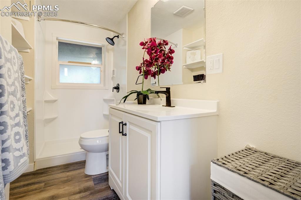 Image 37 of 47: Lower Level Bathroom