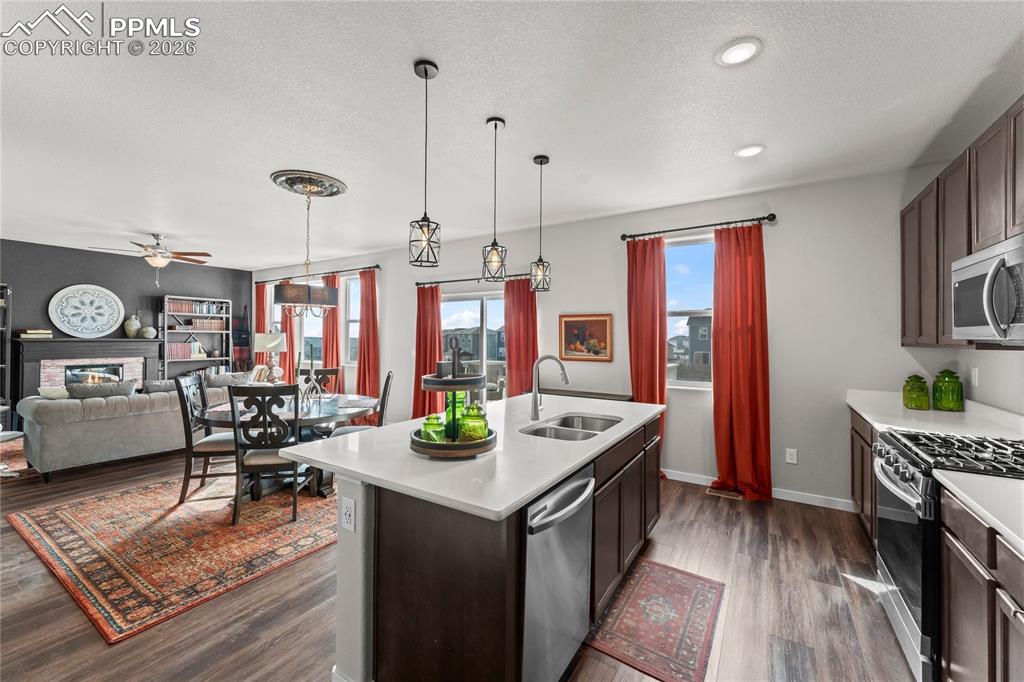 Image 12 of 46: Walks out to back composite deck.