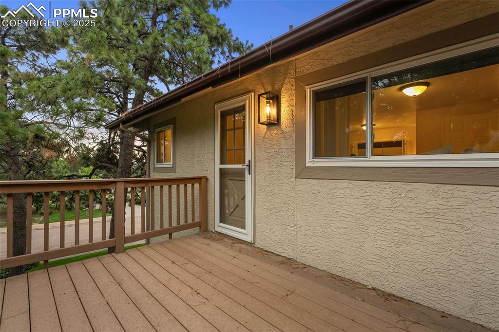 Image 28 of 50: Deck off of Primary Bedroom
