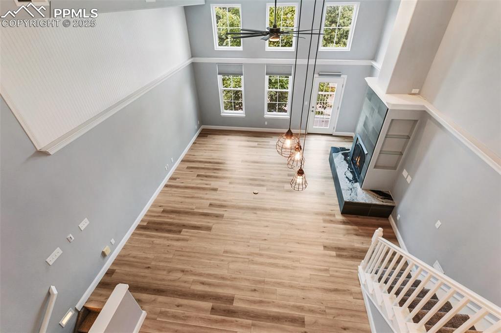 Image 14 of 44: View of great room from the loft