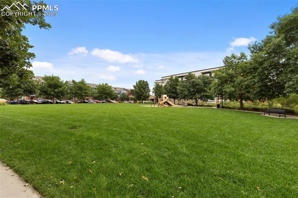 Image 43 of 44: Park across the street with playground