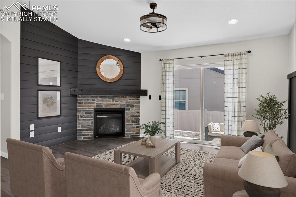 Image 4 of 50: Living room - virtually staged.