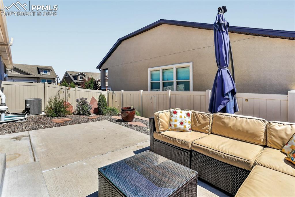 Image 46 of 50: Back patio.