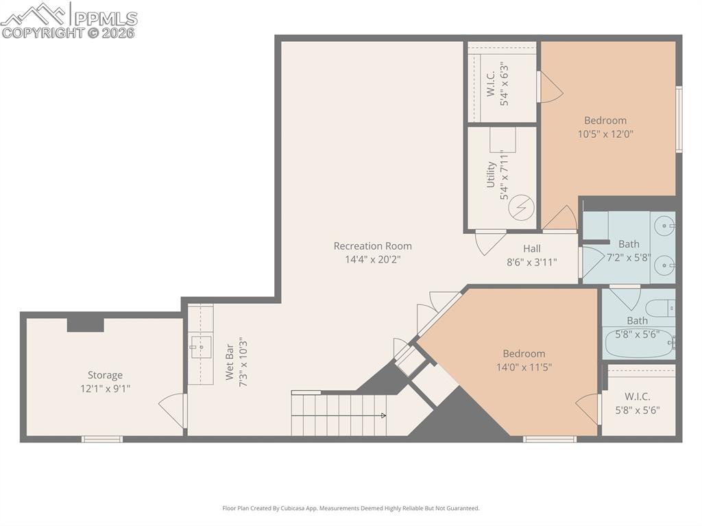Image 50 of 50: Basement floor plan.