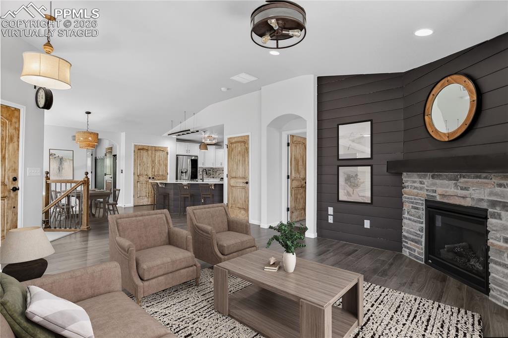 Image 9 of 50: Living room - virtually staged.