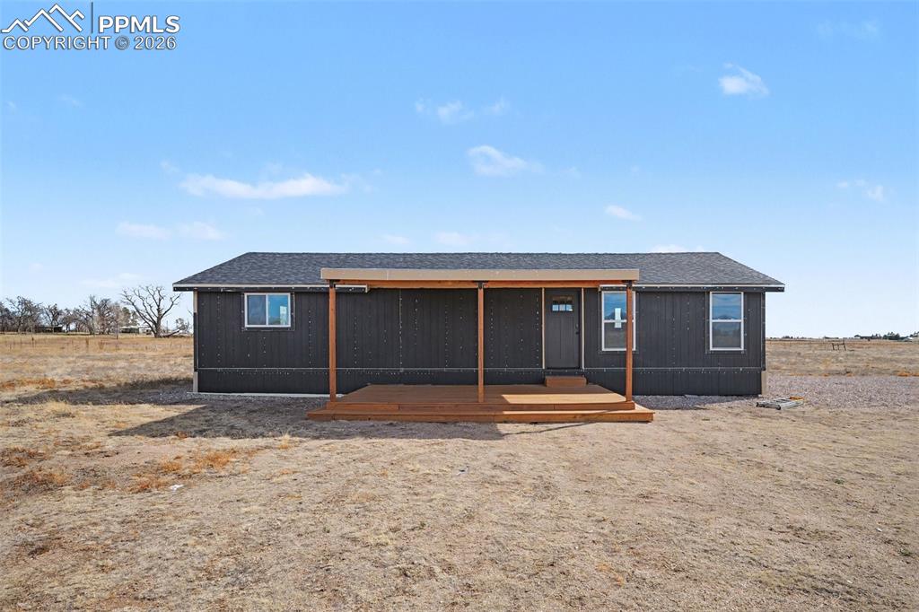 Caption: Front of Structure