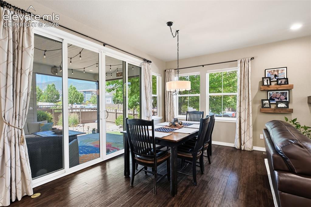 Image 17 of 46: Dining Area Leading to Covered Patio