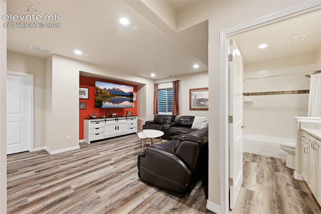 Image 40 of 46: Lower Level Family Room