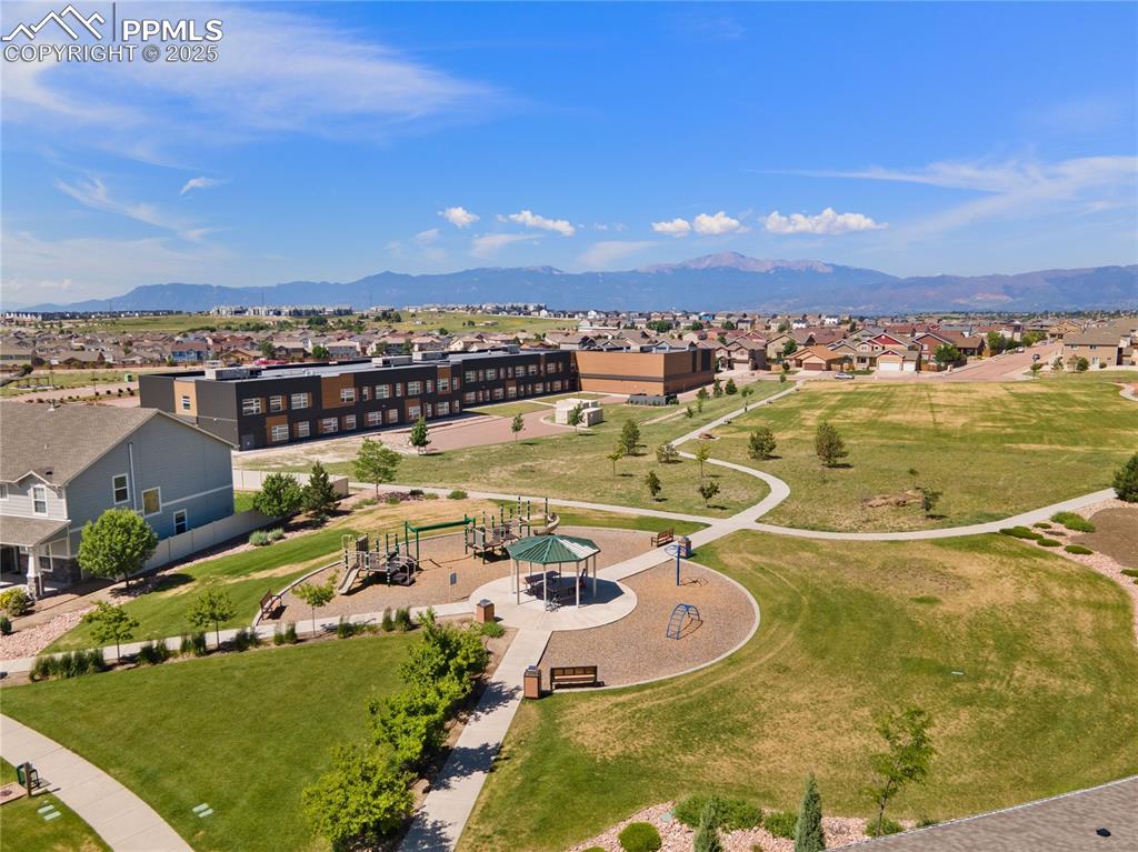 Image 40 of 43: View of play area in park across the street!