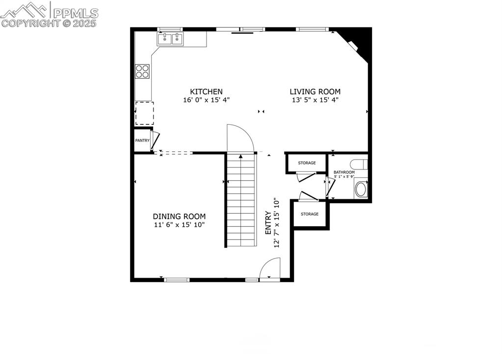 Image 41 of 43: Main level floor plan!