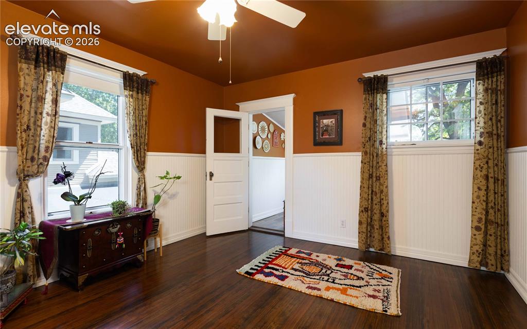 Image 17 of 37: Bedroom leading to over-roof porch getaway