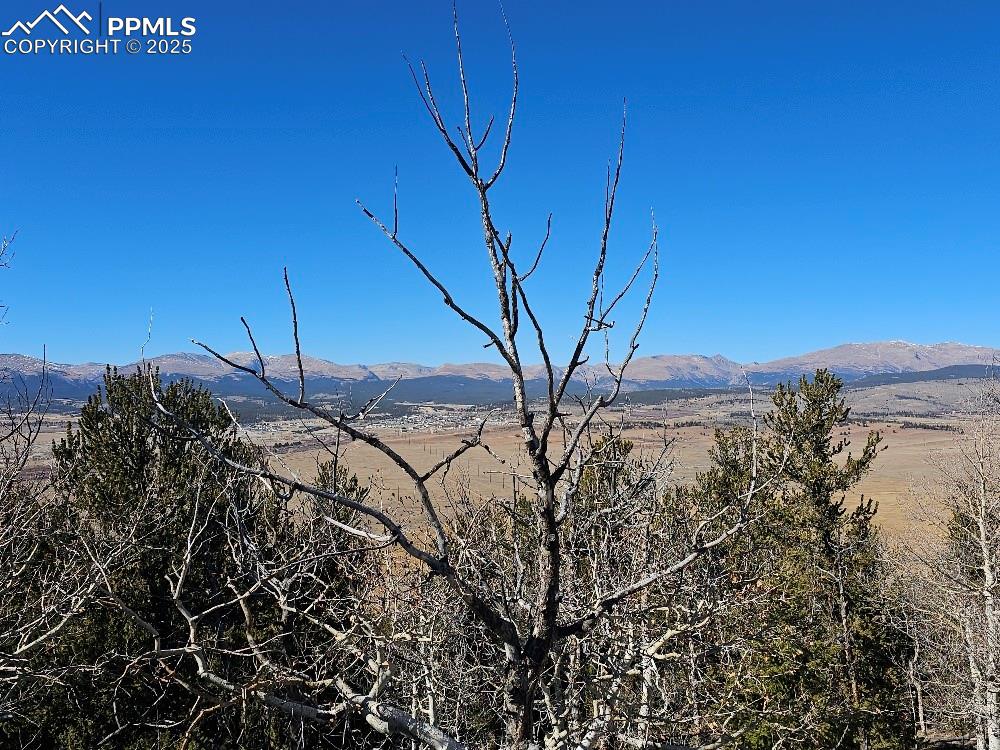 Image 11 of 20: A view of the Continental Divide and Fairplay, a 10 minute drive.