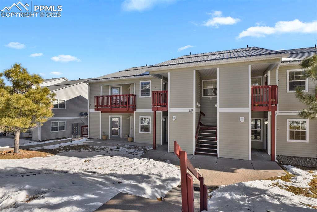 Caption: Front of Structure