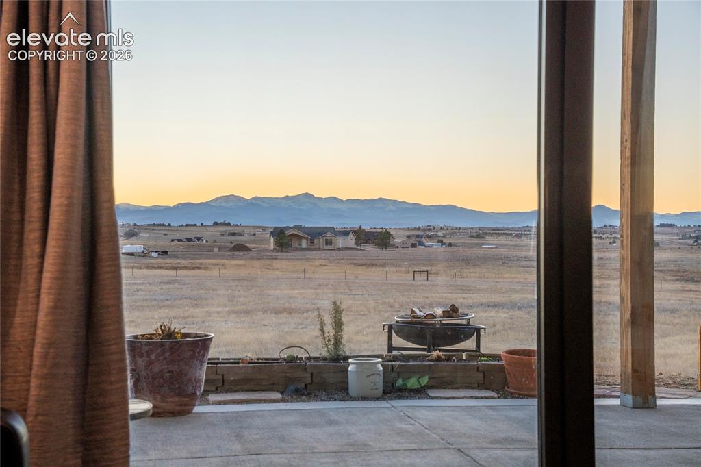 Image 34 of 49: Sunset mountain views from the ADU home