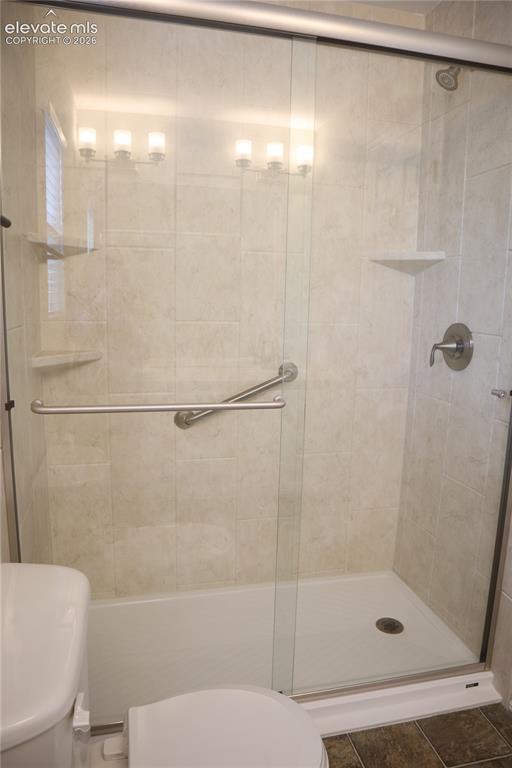 Image 26 of 34: Main Bath with New Walkin Shower.