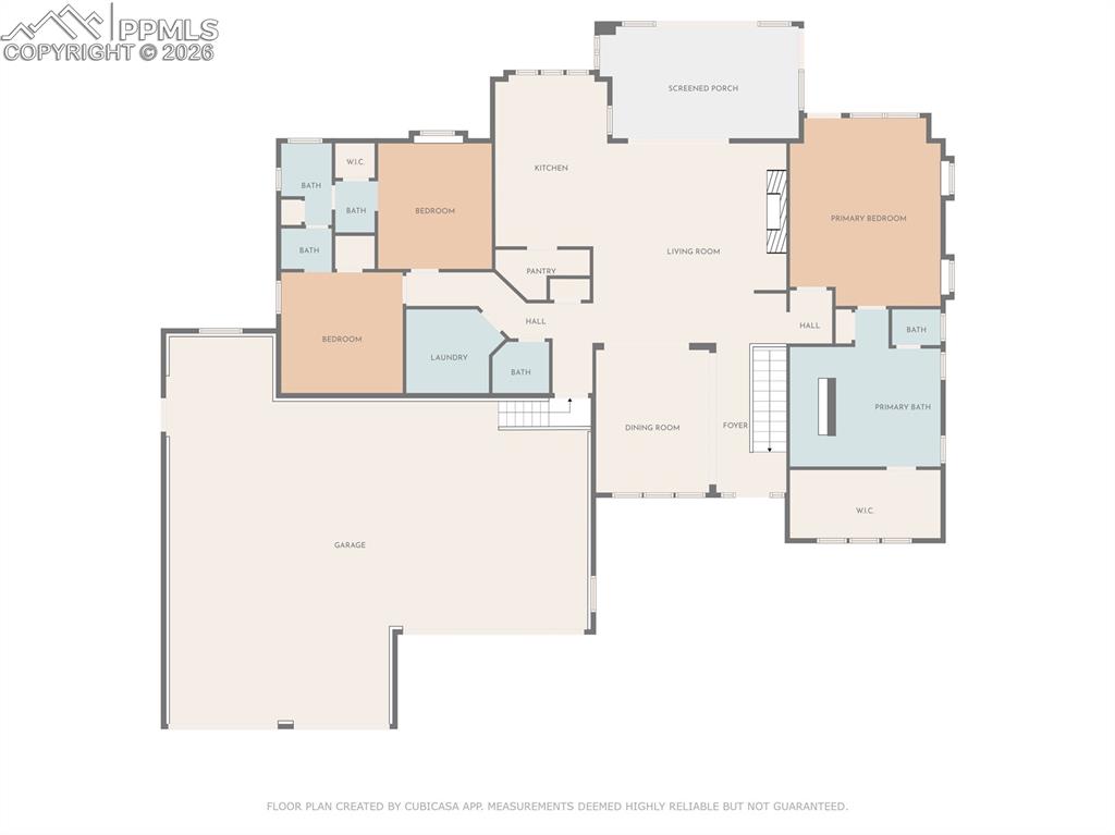 Image 43 of 49: Main level floor plan