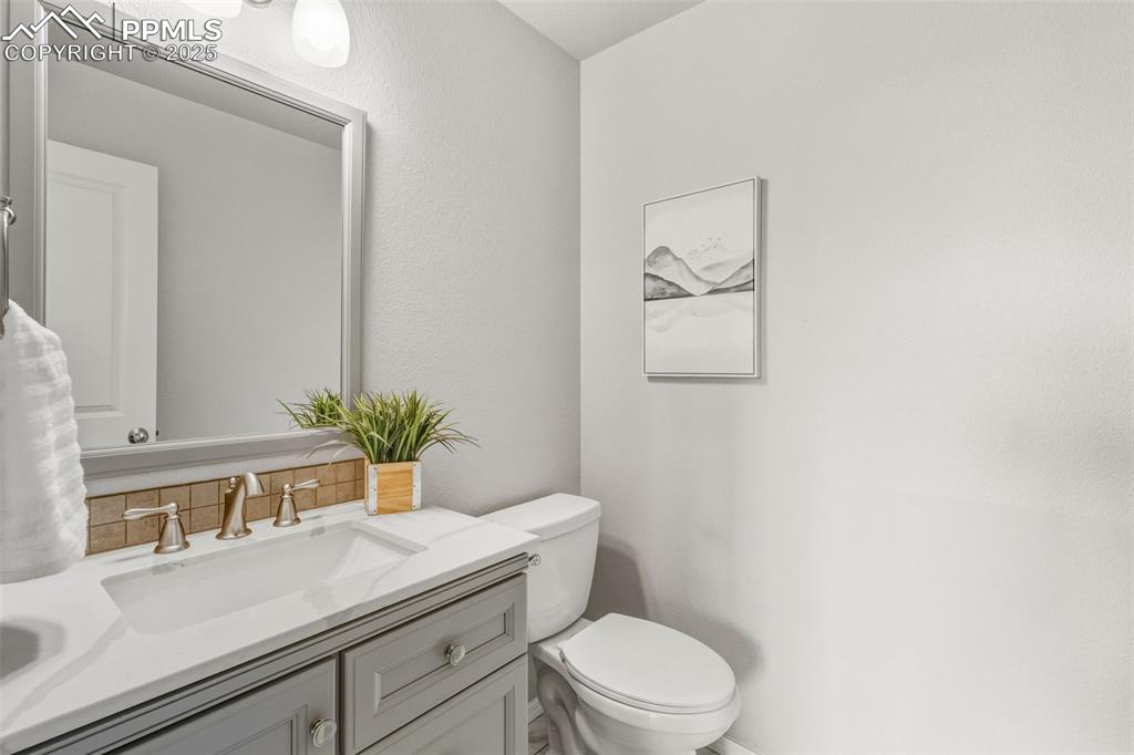 Image 19 of 41: Bathroom featuring vanity and toilet