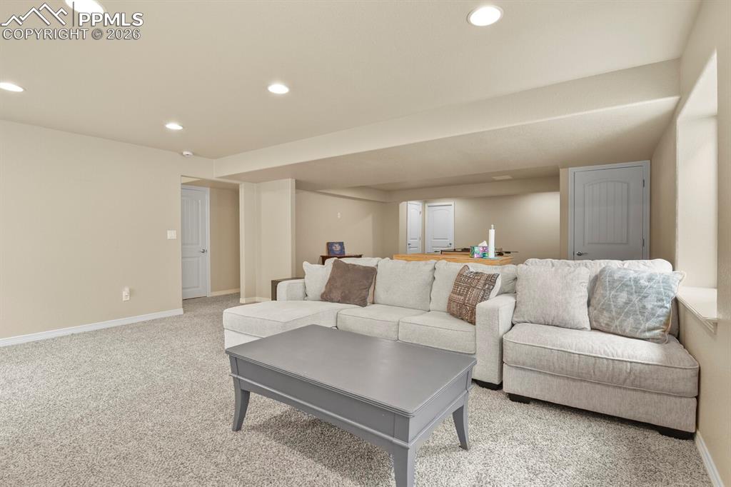 Image 37 of 45: Basement living room