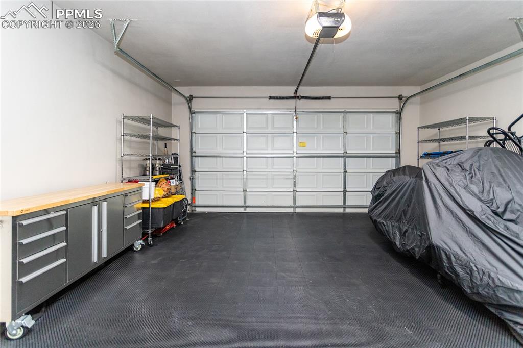 Image 43 of 50: Garage is insulated, dry walled and painted!