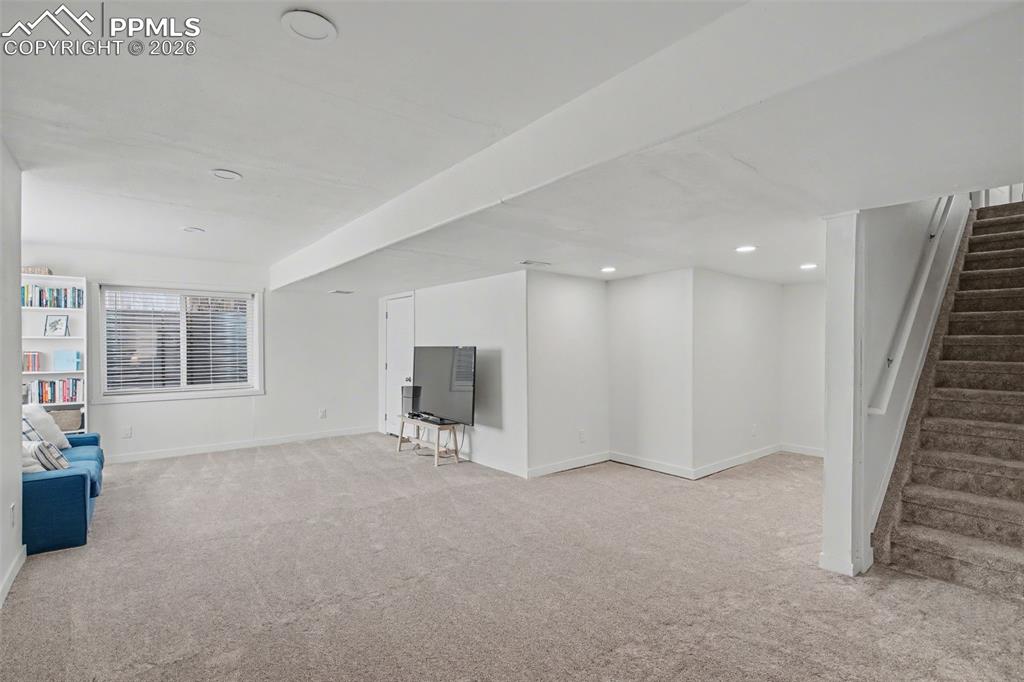 Image 25 of 34: Basement Family room