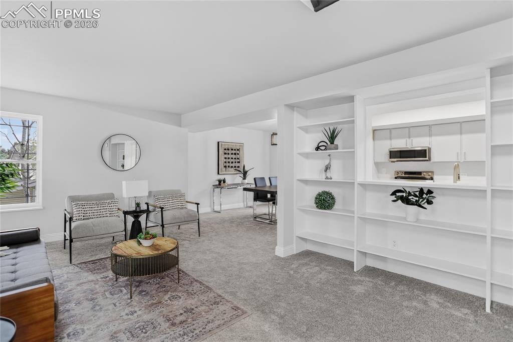 Image 3 of 24: Built-in shelving