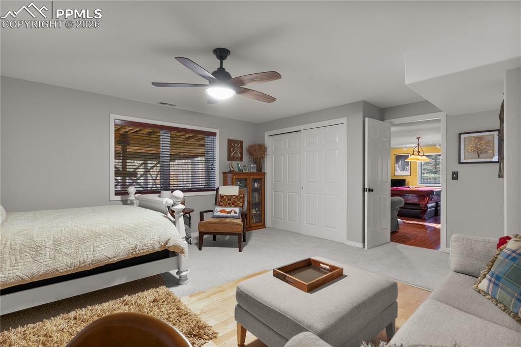 Image 36 of 38: Expansive bedroom/guest suite.