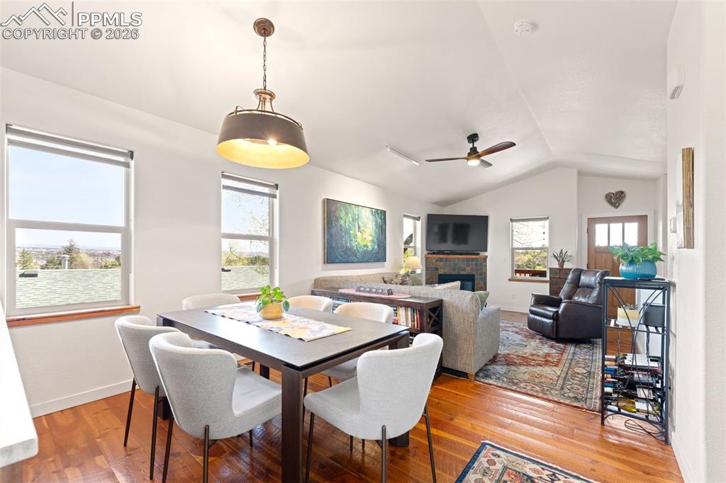 Image 13 of 38: Dining to Living Room View