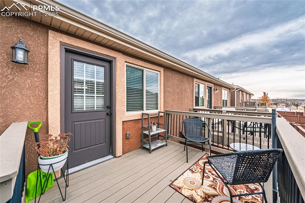 Image 30 of 36: View of wooden deck