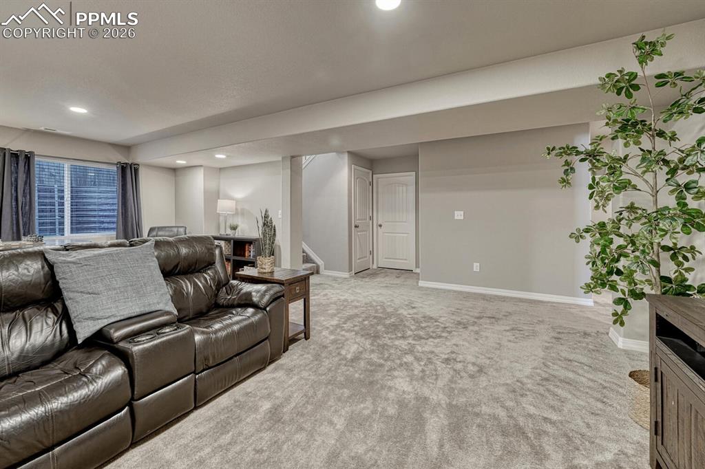 Image 33 of 50: Basement Family Rec Room.