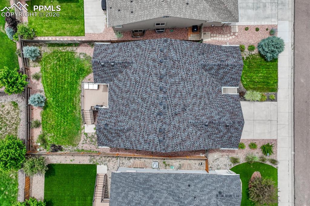 Image 49 of 50: New Class IV Hail Resistant Roof with transferable warranty.