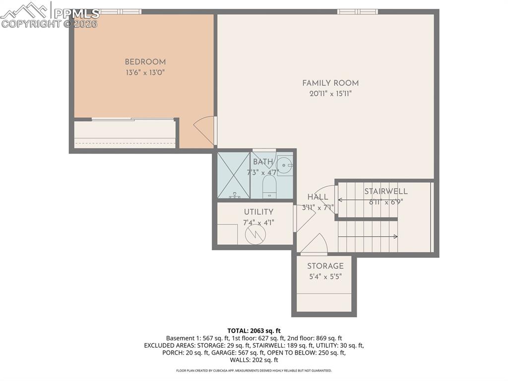 Image 25 of 25: Basement floor plan.