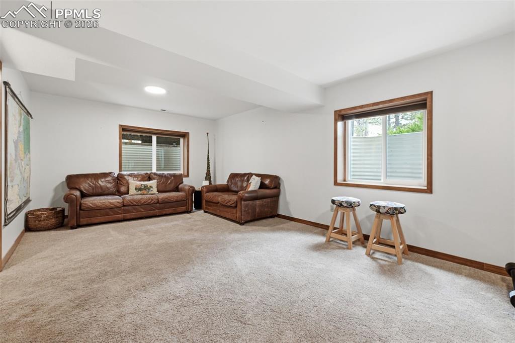 Image 26 of 50: Living space in basement