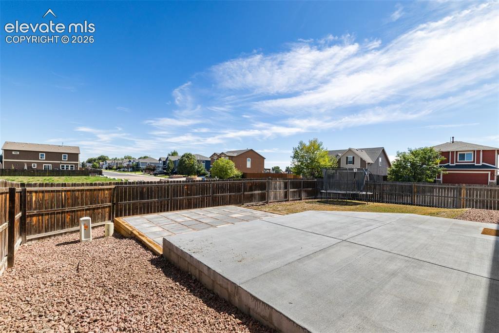 Image 39 of 47: new concrete patio