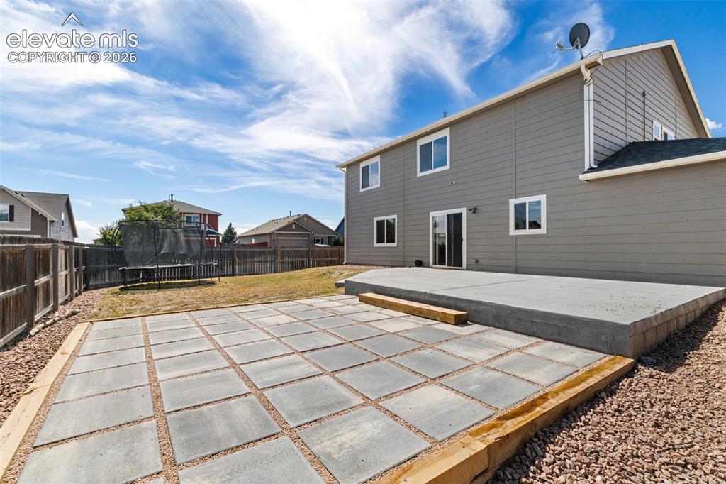 Image 40 of 47: new concrete patio