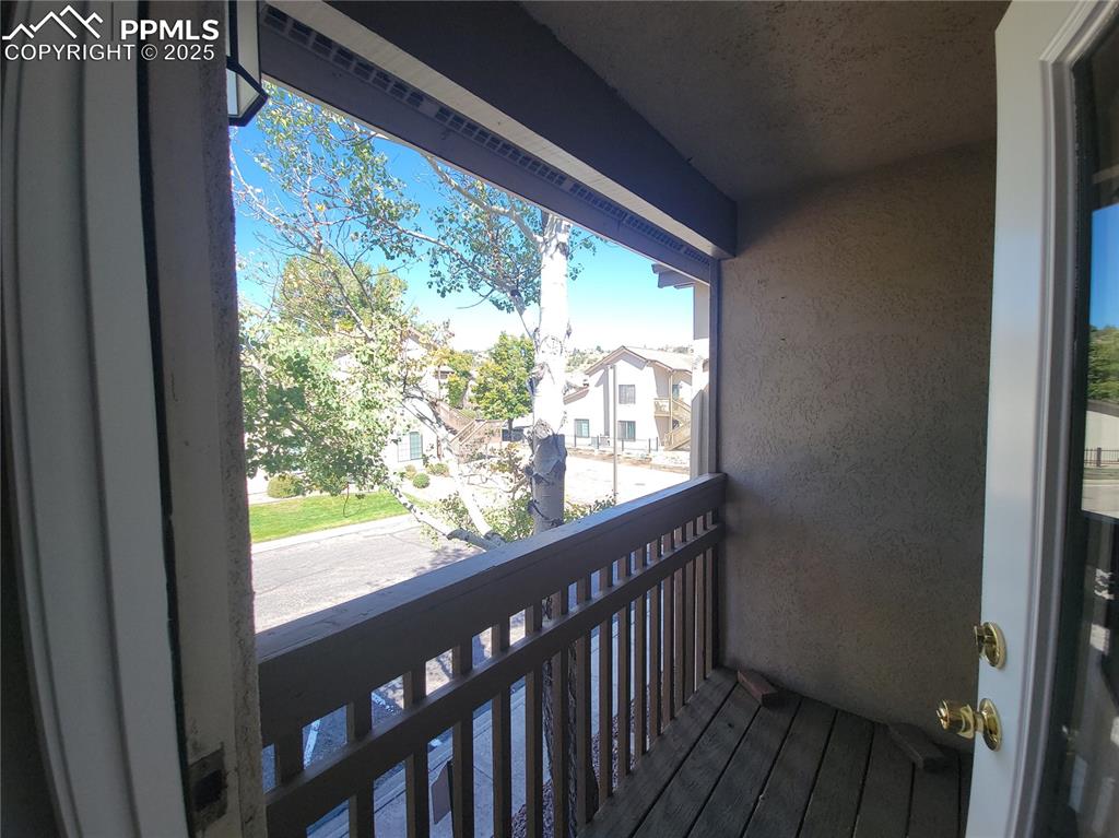 Image 16 of 19: Private balcony with views of the mountains