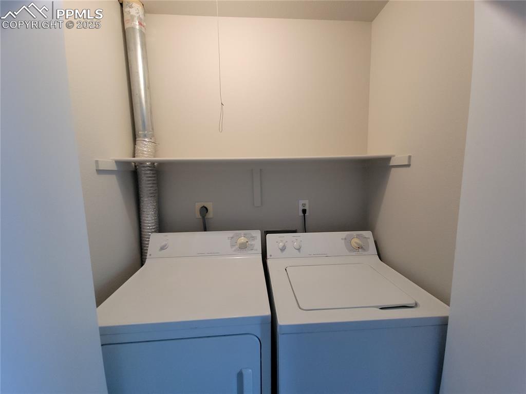 Image 18 of 19: Laundry in unit and on the main level