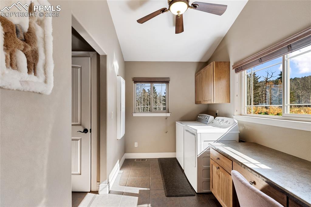 Image 21 of 31: As an extra bonus, you can have your own laundry and work area just off the