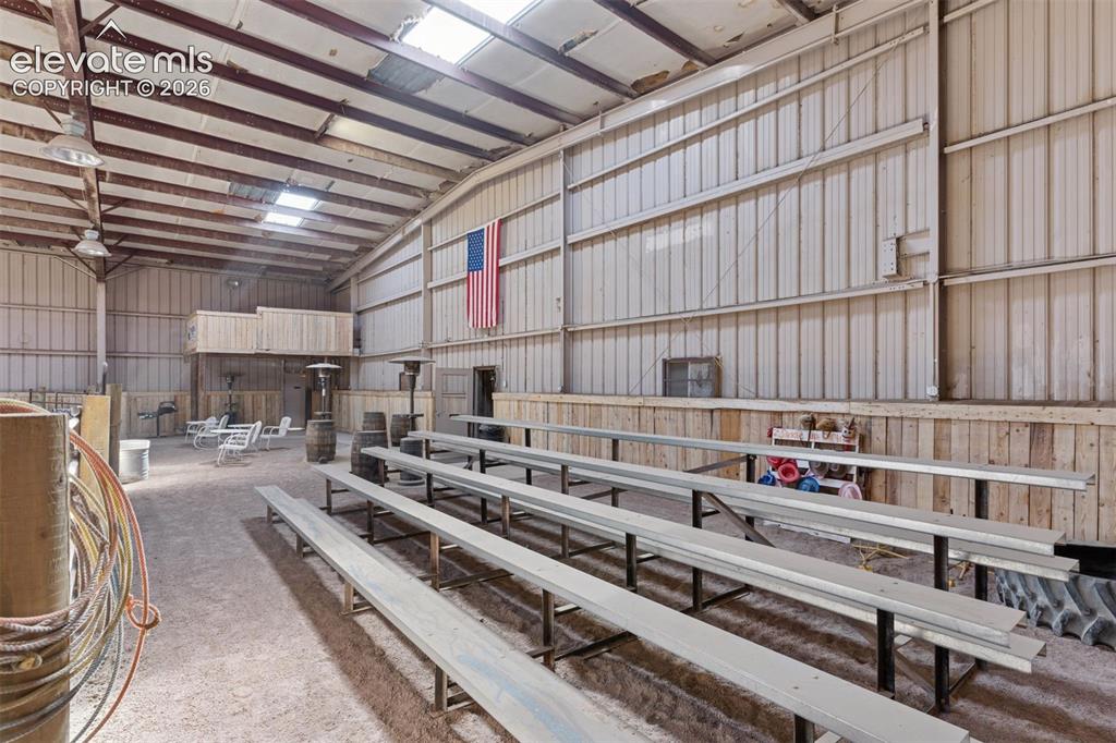 Image 17 of 50: Announcer Platform & Seating Area (bleachers previously removed)