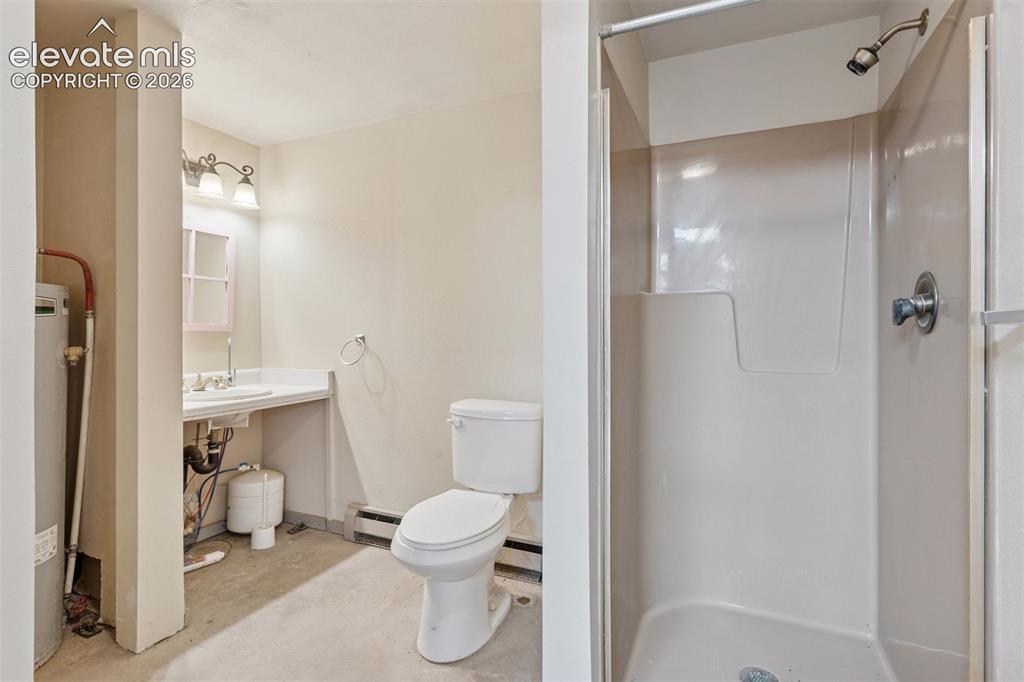 Image 22 of 50: One of Two Arena Restrooms – Featuring Shower