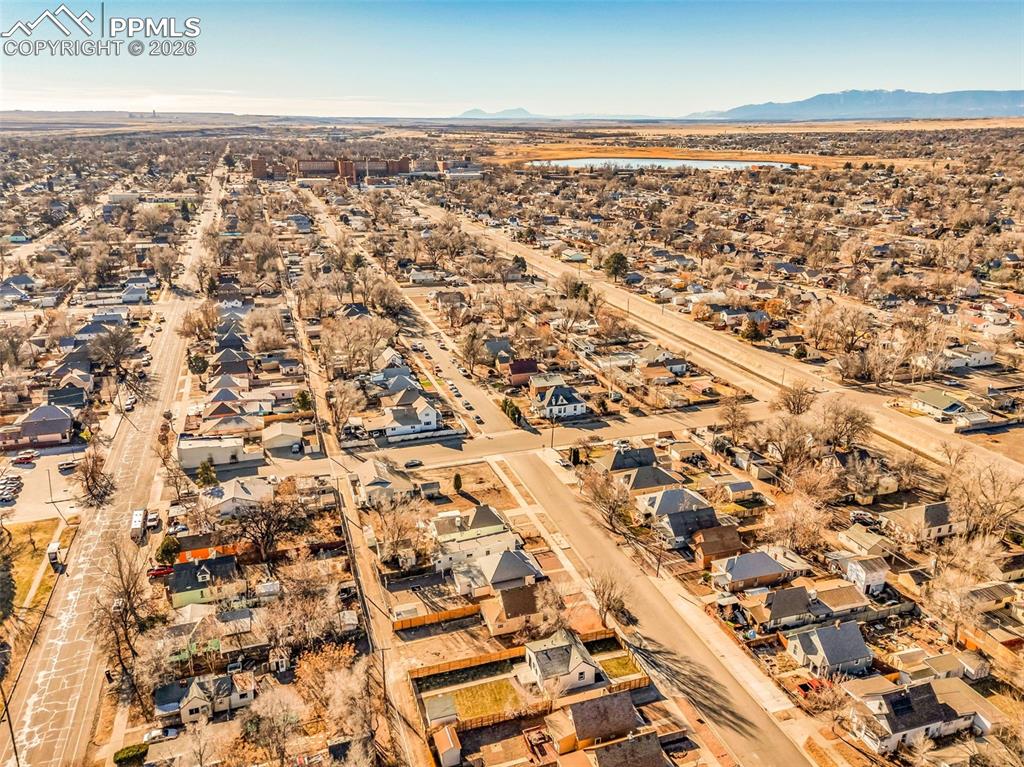 Image 37 of 39: Aerial overview of property