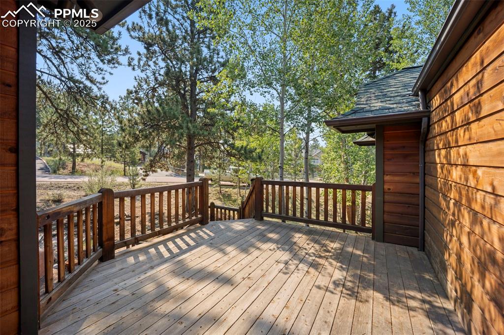 Image 25 of 33: View of wooden deck