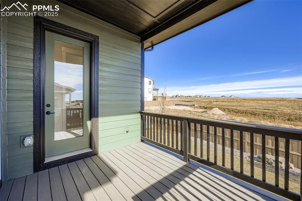 Image 26 of 28: View of wooden deck